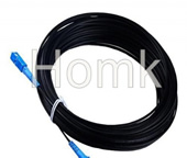 SCPC  Fiber Pigtail With Black Cable